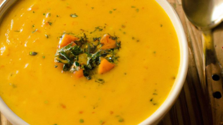 Sopa de Mandioca e Abóbora