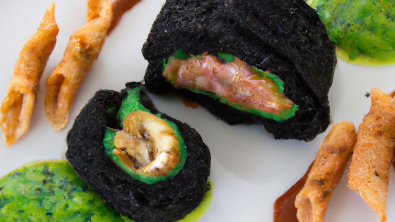 Strudel de algas marinhas
