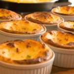 Suflê de alho poró