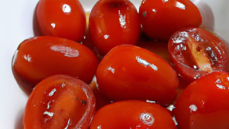 Tomate marinado no vinagre balsâmico