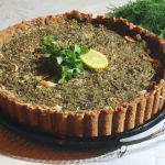 Torta de ricota com espinafre e noz-moscada