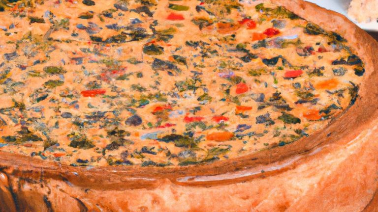 Torta salgada de atum com massa de grão-de-bico