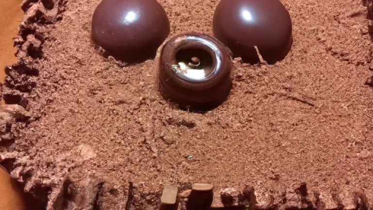 Túmulo de chocolate para o Halloween