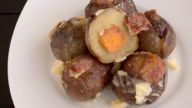 Almôndegas No Forno Com Batatas