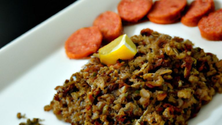 Arroz Com Lentilha E Linguiça Toscana