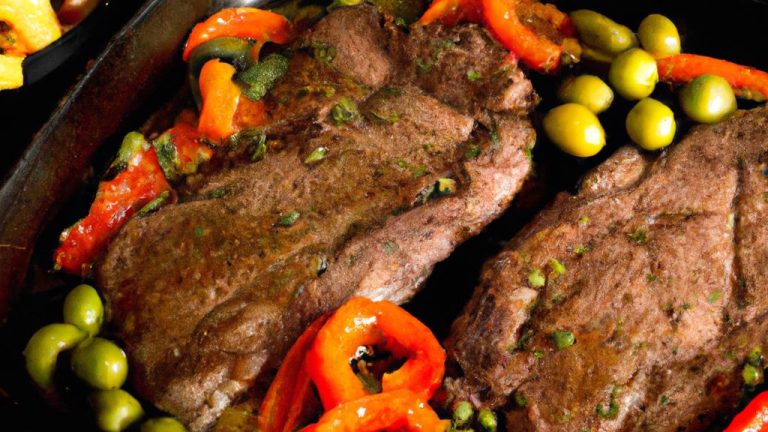 Bife Chorizo No Forno