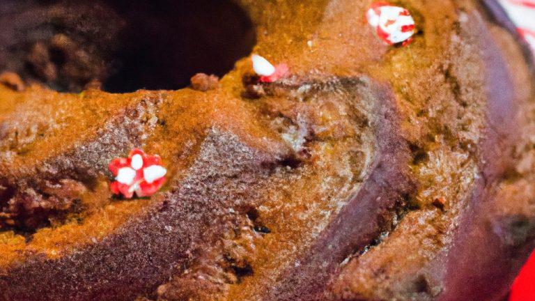 Bolo De Chocolate Natalino