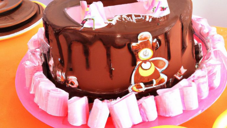 Bolo De Chocolate Para Aniversário Infantil