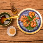 Camarão Alho E Óleo Descascado