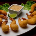 Camarão Empanado com Panko