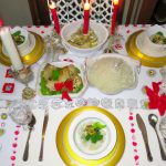 Peru recheado com farofa de frutas