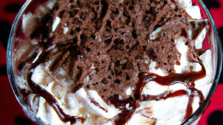 Chantilly Com Chocolate Em Pó