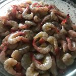 Camarão Fresco no Alho e Óleo