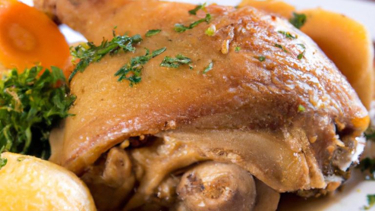 Coxa E Sobrecoxa De Frango Cozido Com Batata