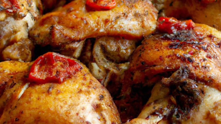 Coxas De Frango Recheadas Assadas No Forno