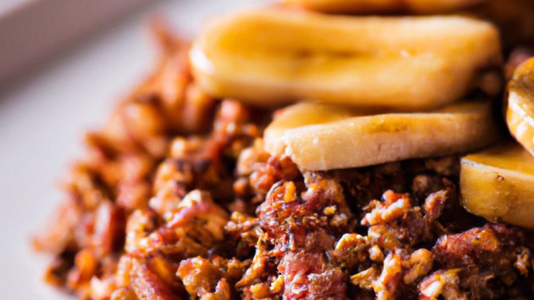 Farofa De Banana Da Terra E Bacon