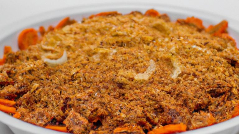 Farofa De Carne Com Cenoura