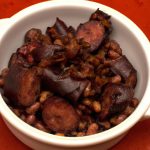 Feijão com Linguiça de Churrasco