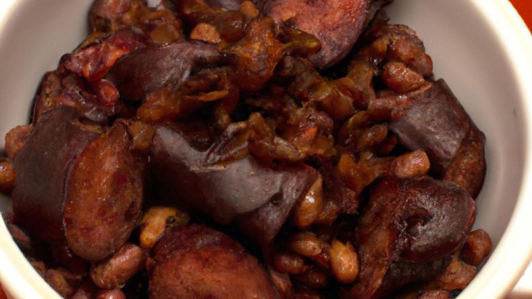 Feijao Com Linguiça De Churrasco