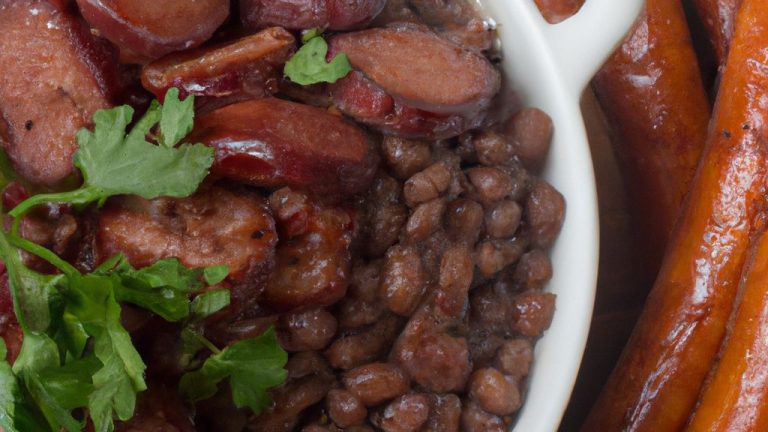 Feijao Com Linguiça De Churrasco
