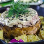 Filé Mignon Suíno Com Abacaxi No Forno