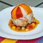 Coxa de frango assada com batatas