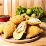 Frango Empanado com Farinha de Milho