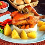 Coxa de Frango Assada com Batatas