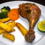 Jantar com Coxa de Frango