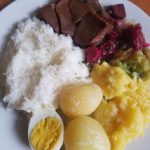 Filé de frango com legumes