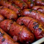 Linguiça de Frango Assada no Forno