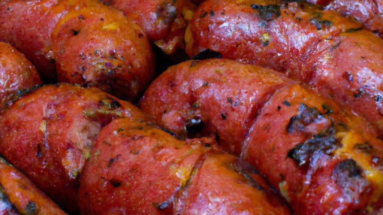 Linguiça De Frango Assada No Forno