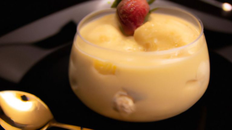 Mousse Com Leite Em Pó E Tang