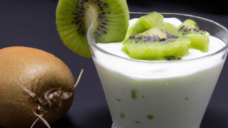 Mousse De Kiwi Com Iogurte