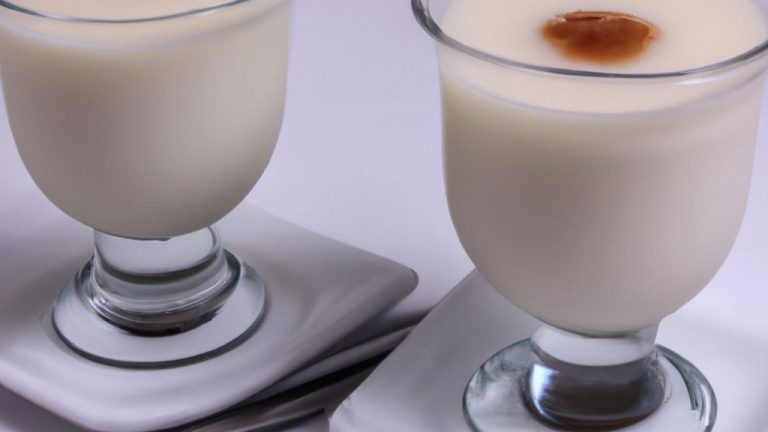 Mousse De Leite Em Pó E Suco