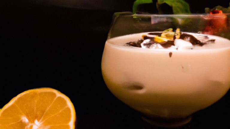 Mousse De Leite Em Pó E Suco Tang
