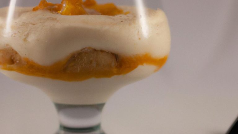 Mousse De Tang Com Leite Em Pó