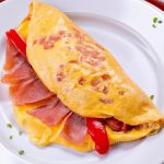 Omelete Recheado Presunto e Queijo