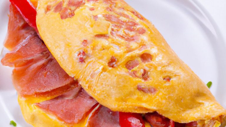 Omelete Recheado Presunto E Queijo