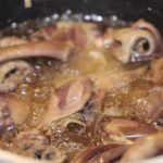 Orelha de porco na panela de pressão