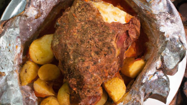 Ossobuco No Forno Com Papel Alumínio