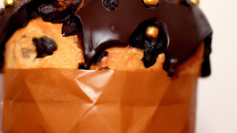 Panetone Recheado Com Ganache