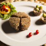 Quibe de Berinjela com Quinoa