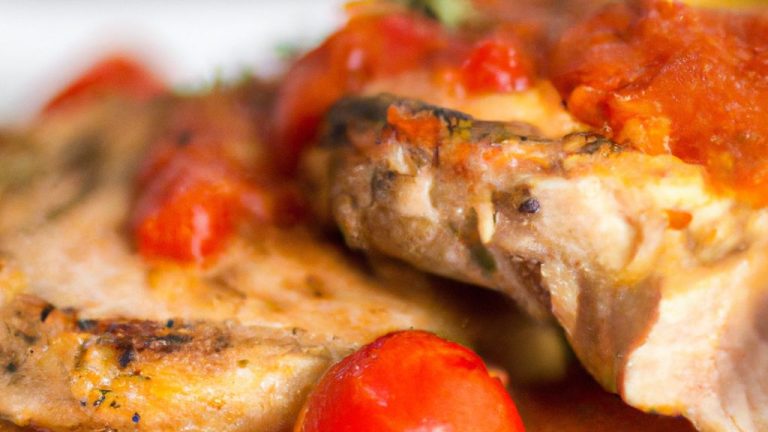 Receita De Bisteca De Porco Com Molho De Tomate