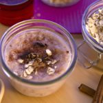 Bolo de banana com aveia