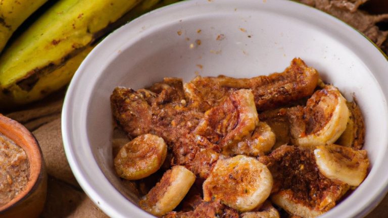 Receita Farofa De Banana Da Terra Com Bacon