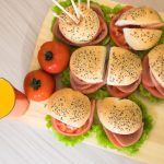 Sanduíche de frango com cream cheese