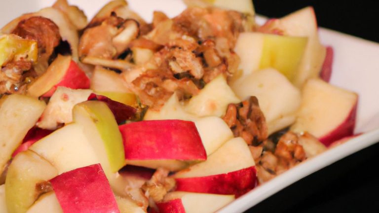 Salada Agridoce Com Maçã