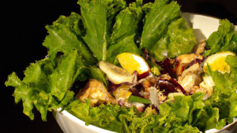 Salada De Acelga Com Frango