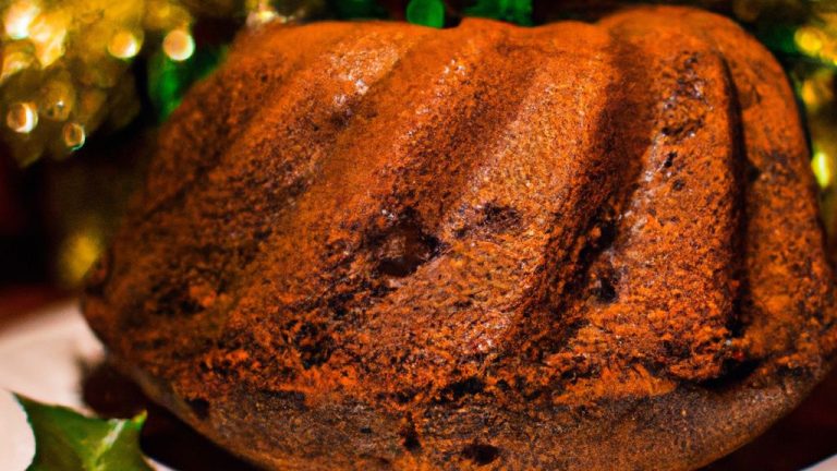 Bolo De Chocolate Para O Natal